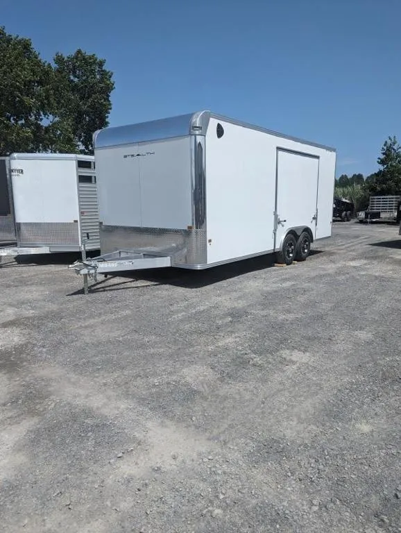 Stealth ALUMINUM  8.5x20 10K GVWR ALUMINUM CAR HAULER W/ ELITE ESCAPE DOOR