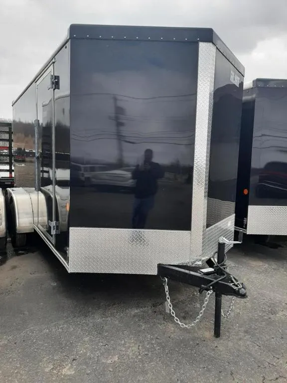 Car Mate Trailers 7X14+6" EXTRA HEIGHT ENCLOSED W/REAR RAMP DOOR