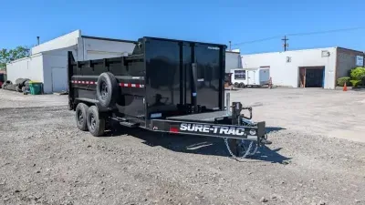 2026 Sure-trac Trailers 7'X16' 15.4K TELESCOPIC PRO SERIES