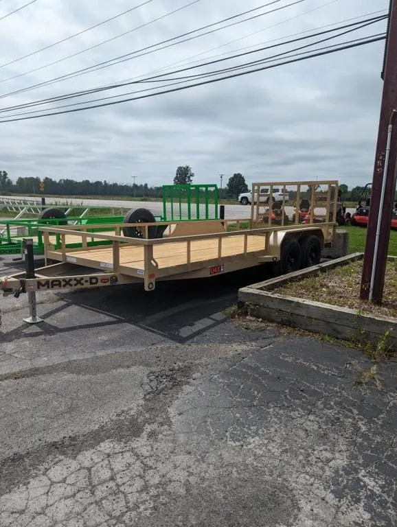 MAXXD 7X18 10K Tandem Axle Utility Trailer