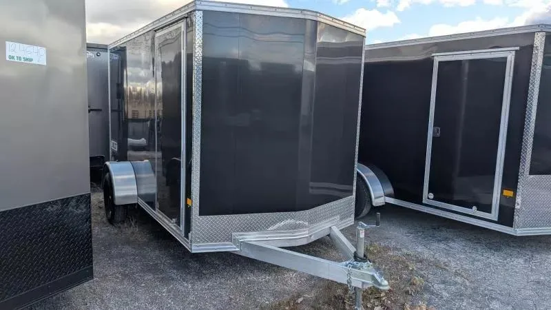 2026 Alcom-Stealth 6'X12' 3K W/RAMP Cargo / Enclosed Trailer
