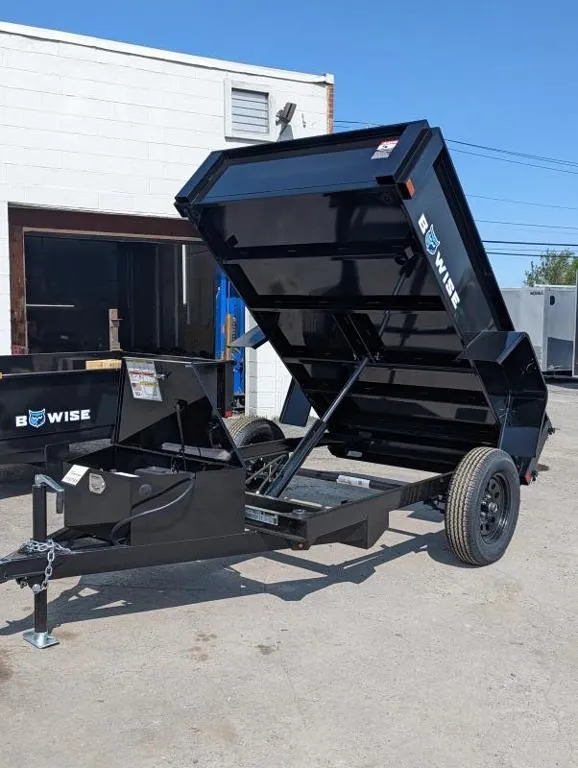 BWISE 5X8FT  3500 GVWR Dump Trailer