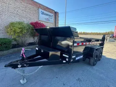 2026 Sure-trac Trailers 6'X10' 10K SINGLE RAM Dump Trailer