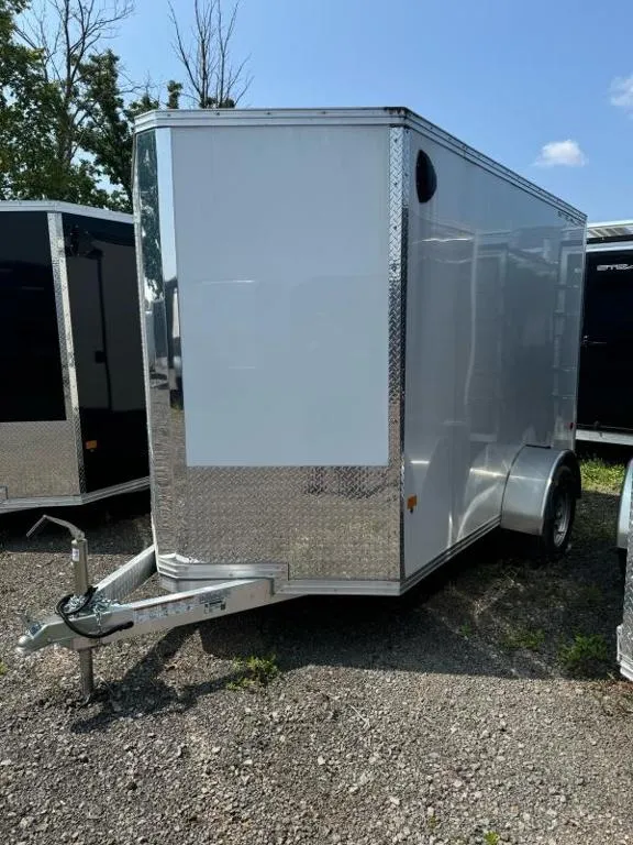 Stealth ALUMINUM  6X10+6" EXTRA HEIGHT ENCLOSED TRAILER W/REAR RAMP DOOR