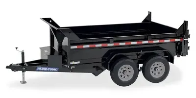 2026 Sure-trac Trailers Standard Duty Low Profile Dump ST-RDU7212-100 (6 x 12, 10K)