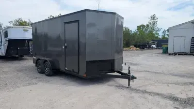 2026 Cargo Express 7X16 7K EX DLX Flat Top V-Nose Cargo