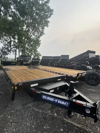 2026 Sure-trac Trailers HD Low Profile Power Tilt Deckover 17.6K ST-DOT10224-176 (8.5 x 29)