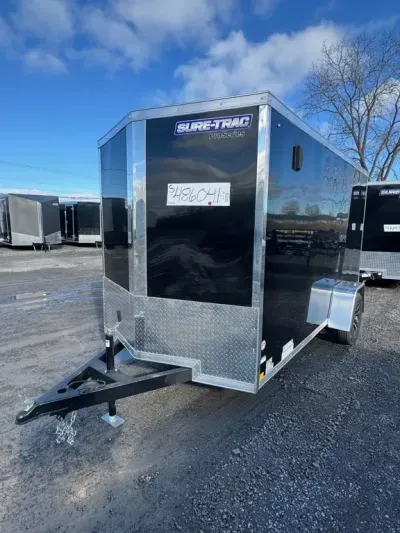 2026 Sure-trac Trailers 5 and 6 Foot Pro Series Wedge Front Cargo STW7212SA (6 x 12)