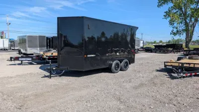 2026 Homesteader Trailers 7x14+12 7K RAMP DOOR BLACKOUT ENCLOSED TRAILER