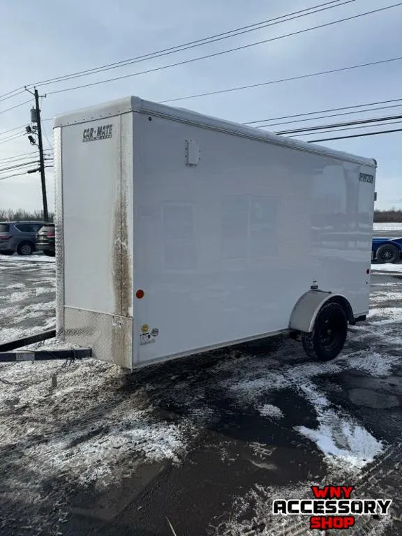 2025 Car Mate Trailers 6X12+6" EXTRA HEIGHT 3K W/RAMP Cargo / Enclosed Trailer