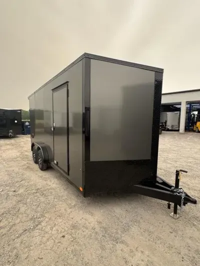 2026 Cargo Express 7.5'X14 7K W/RAMP DOOR & REAR LOADING LIGHTS