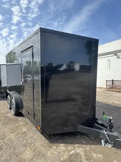 2026 Cargo Express XL SE Flat Top Sloped V-Nose 7K KE-SE9014-070 (7.5 x 14)