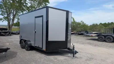 2026 Cargo Express 7X14 XL SE Flat Top Sloped V-Nose 7K