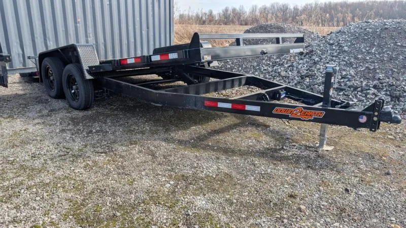 2025 Down 2 Earth Trailers 7'X18' 7K TILT Car Hauler