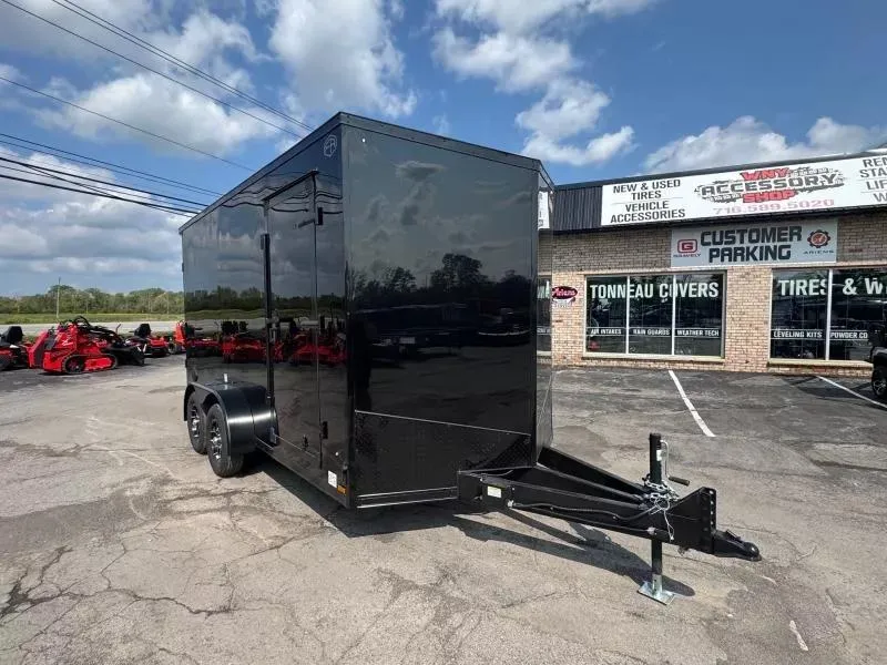 2026 Cargo Mate 7'X14'+12" EXTRA HEIGHT 7K W/RAMP & **SPARE** Cargo / Enclosed Trailer