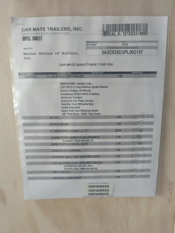 new Car Haulers / Racing Trailers Other  for sale, in Lockport, NY Thumbnail 6