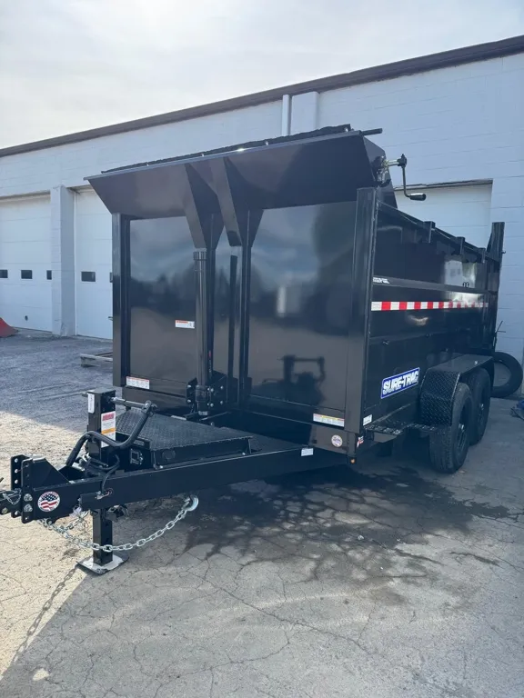 2027 Sure-trac Trailers 7'X12' 14K TELESCOPIC DUMP W/4FT SIDES