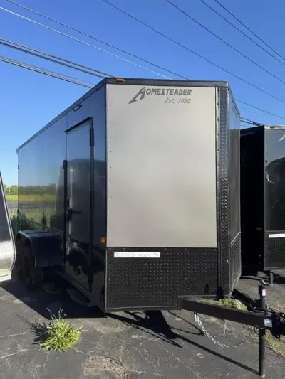 2027 Homesteader Trailers 7'X16'+12" EXTRA HEIGHT 7K LIFTED W/RAMP