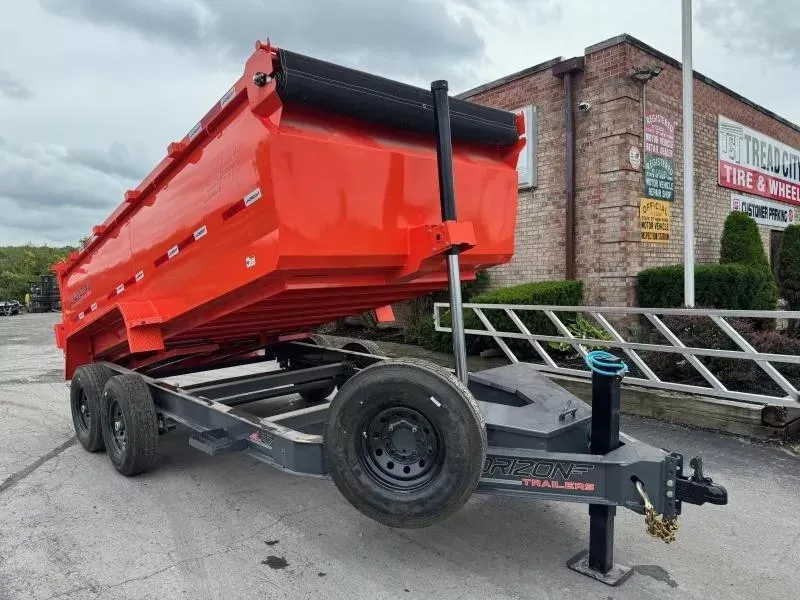 2026 Horizon Trailers 7'X14' 14K W/3.5FT SIDES Dump Trailer