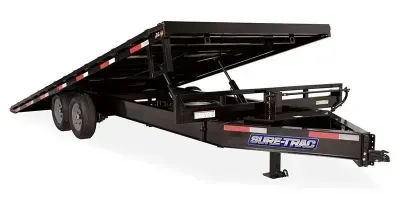 2026 Sure-trac Trailers HD Low Profile Power Tilt Deckover 17.6K ST-DOT10224-176 (8.5 x 29)