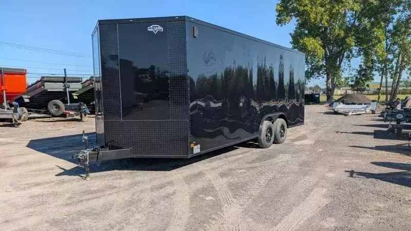 2026 Diamond Cargo 8.5X20+12" EXTRA HEIGHT **BLACKOUT** Car Hauler