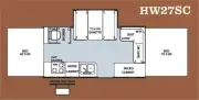 2012 Forest River Flagstaff High Wall HW27SC