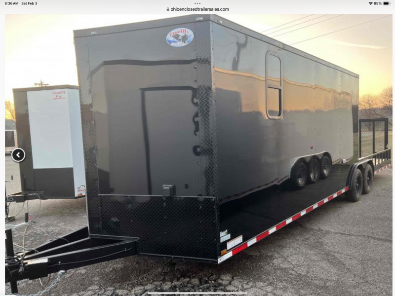 2023 QUALITY CARGO 8.5X28 HYBRID SXS / MULTI HAULER ENCLOSED TRAILER in ...