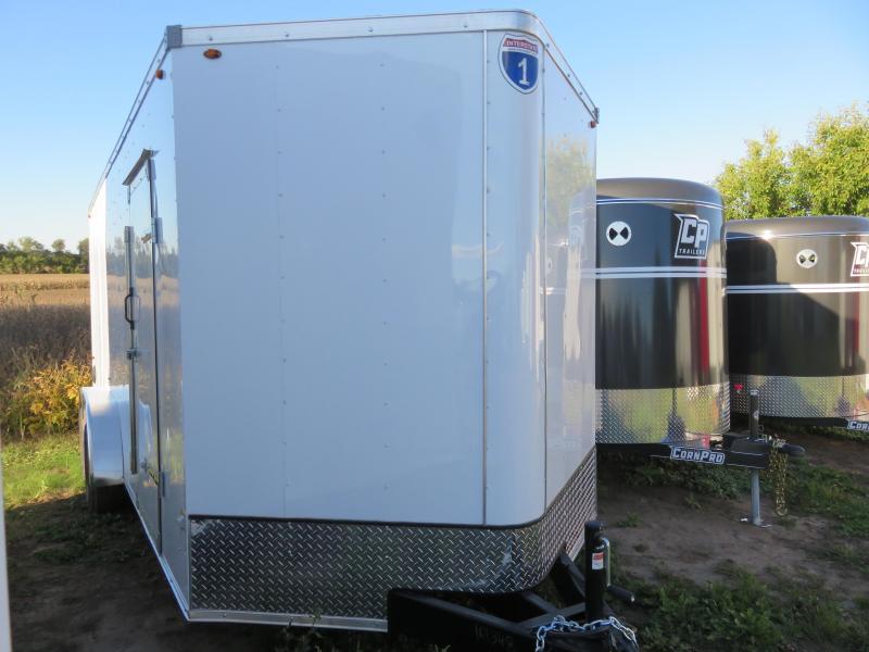 2021 Interstate 7x18 Enclosed Cargo Trailer White with Ramp 2021 Interstate 7x18 Enclosed Cargo Trailer White with Ramp