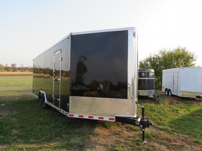 2021 Interstate 8.5x24 Enclosed Cargo Trailer-Black with Front and Rear Ramps 2021 Interstate 8.5x24 Enclosed Cargo Trailer-Black with Front and Rear Ramps