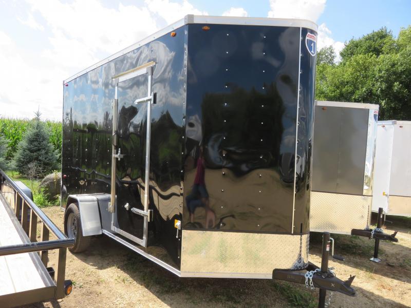 2021 Interstate 6x12 Enclosed Cargo Trailer-Black with Ramp and Extra Height 2021 Interstate 6x12 Enclosed Cargo Trailer-Black with Ramp and Extra Height