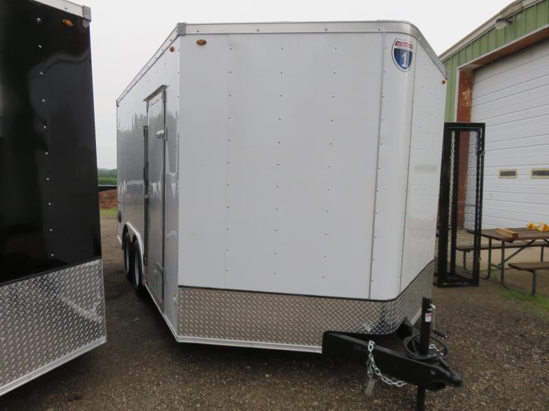 2020 Interstate 8.5x14 Enclosed Cargo Trailer-White with Ramp 2020 Interstate 8.5x14 Enclosed Cargo Trailer-White with Ramp