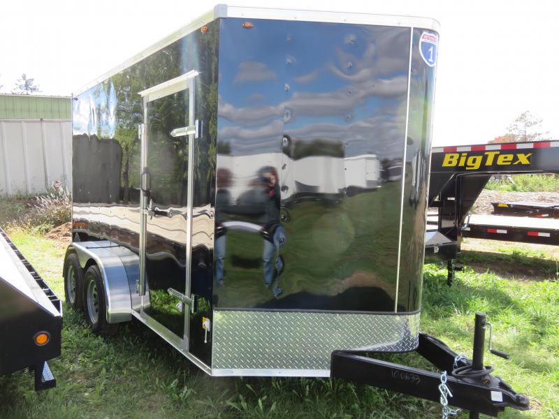 2021 Interstate 7x12 Tandem Axle Enclosed Cargo Trailer-Black with ramp 2021 Interstate 7x12 Tandem Axle Enclosed Cargo Trailer-Black with ramp