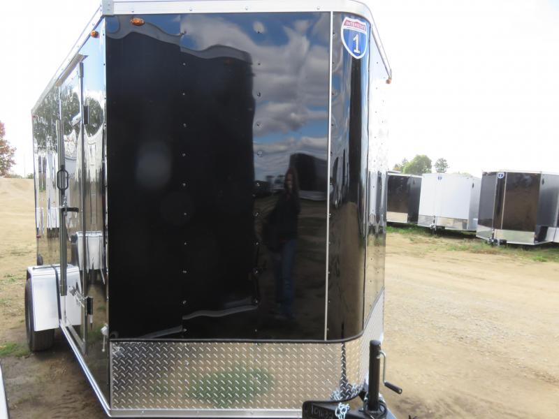 2021 Interstate 7x12 Single Axle Enclosed Cargo Trailer black with ramp 2021 Interstate 7x12 Single Axle Enclosed Cargo Trailer black with ramp