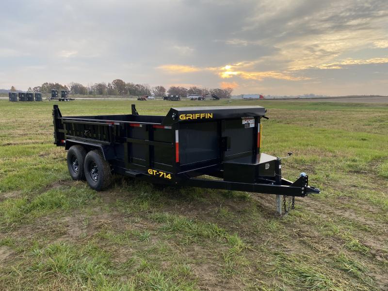 2023 Griffin GT714 Dump Trailer 7x14 with Tarp 51 Trailer Sales