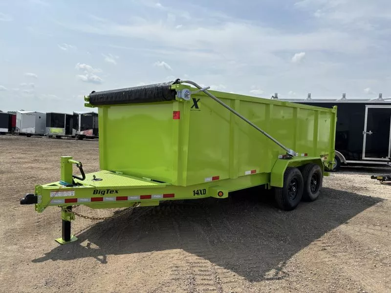 2025 Big Tex 14xd Dump Trailer 4ft Sides 7x16 In Edgerton Wi Trailer