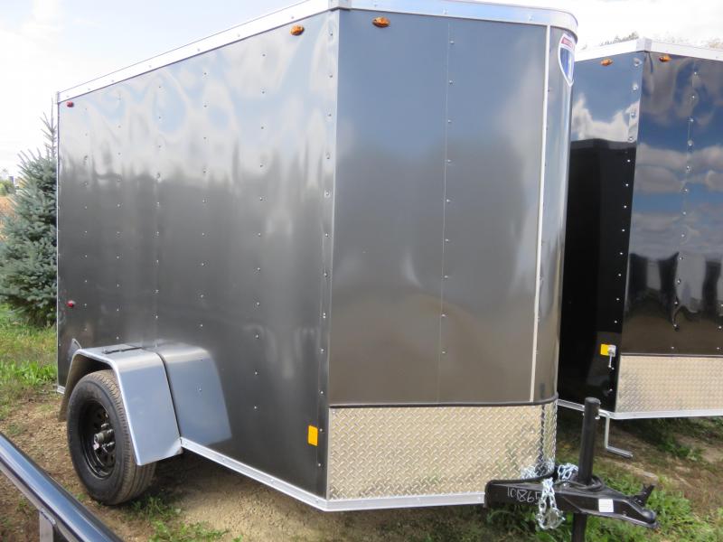 2021 Interstate 5x8 Enclosed Cargo Trailer-Charcoal with Ramp & Extra Height 2021 Interstate 5x8 Enclosed Cargo Trailer-Charcoal with Ramp & Extra Height
