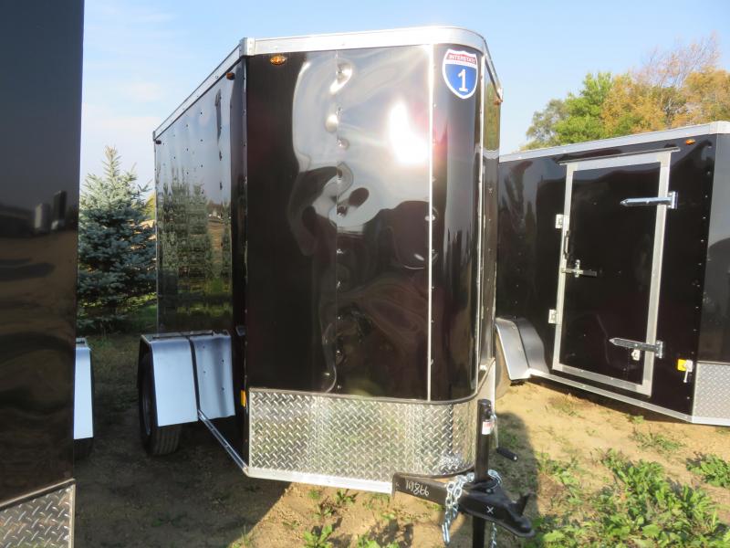 2021 Interstate 5x8 Enclosed Cargo Trailer-Black with Ramp & Extra Height 2021 Interstate 5x8 Enclosed Cargo Trailer-Black with Ramp & Extra Height
