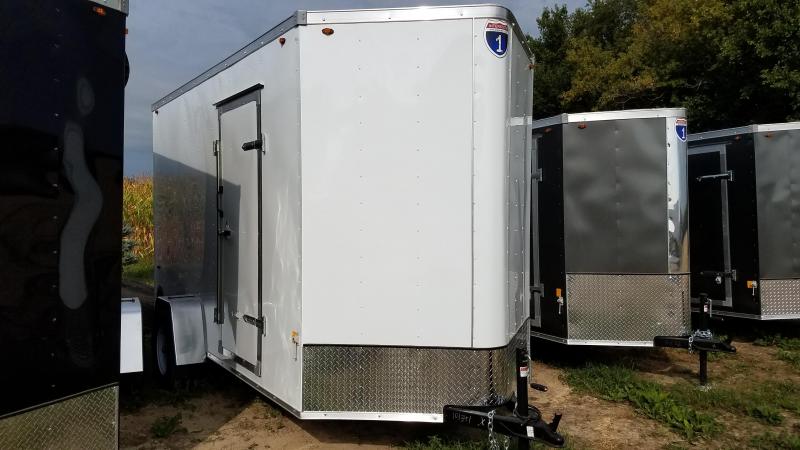2021 Interstate 6x12 Enclosed Cargo Trailer-White with Ramp and Extra Height 2021 Interstate 6x12 Enclosed Cargo Trailer-White with Ramp and Extra Height