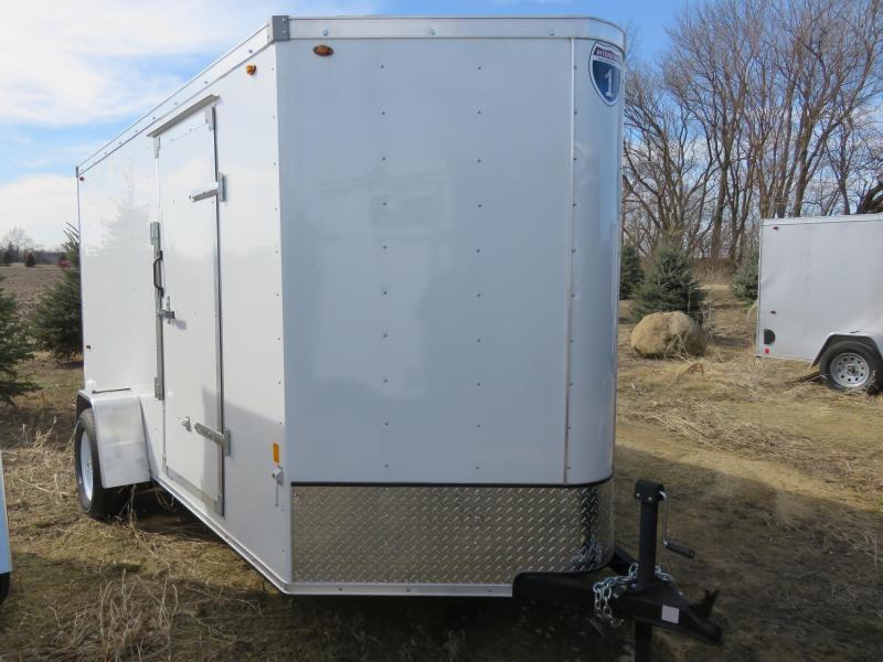 2020 Interstate 6x12 Enclosed Cargo Trailer-White with Ramp 2020 Interstate 6x12 Enclosed Cargo Trailer-White with Ramp