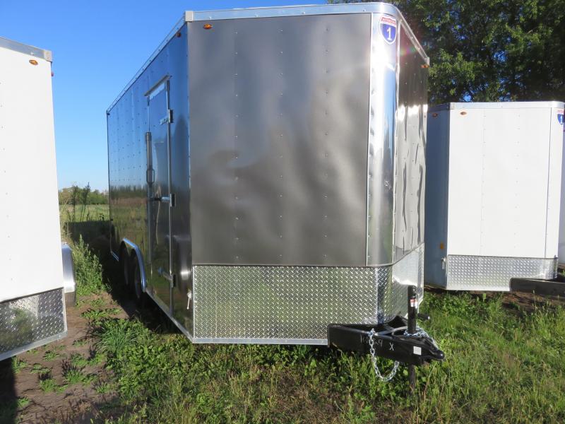 2021 Interstate 8.5x16 10K Enclosed Cargo Trailer Charcoal with Ramp 2021 Interstate 8.5x16 10K Enclosed Cargo Trailer Charcoal with Ramp