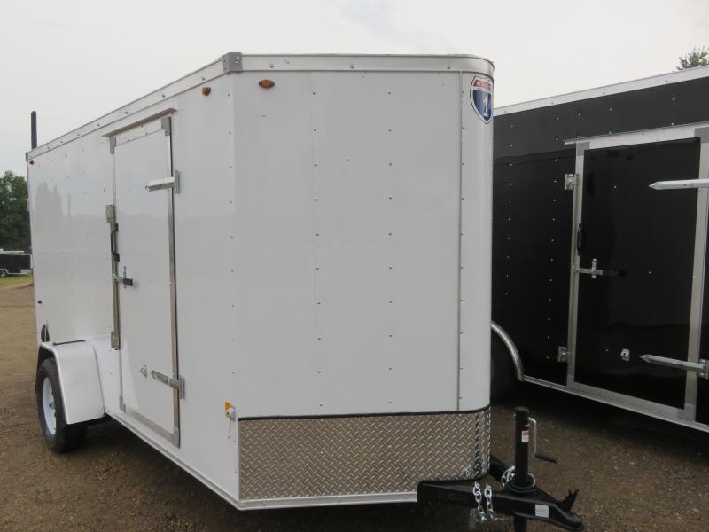 2020 Interstate 6x12 Enclosed Cargo Trailer-White with Barn Doors 2020 Interstate 6x12 Enclosed Cargo Trailer-White with Barn Doors