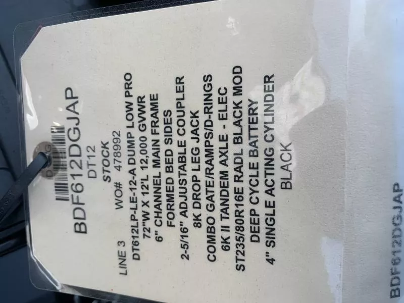 new Dump Trailers Bri-Mar  for sale, in Montague, NJ Thumbnail 3