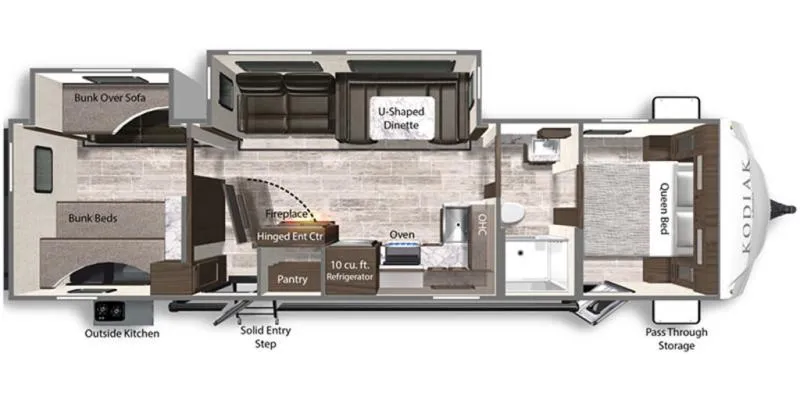 2022 Dutchmen RV kodiak 332bhsl