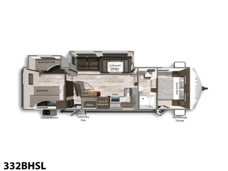 2022 Dutchmen RV kodiak 332bhsl