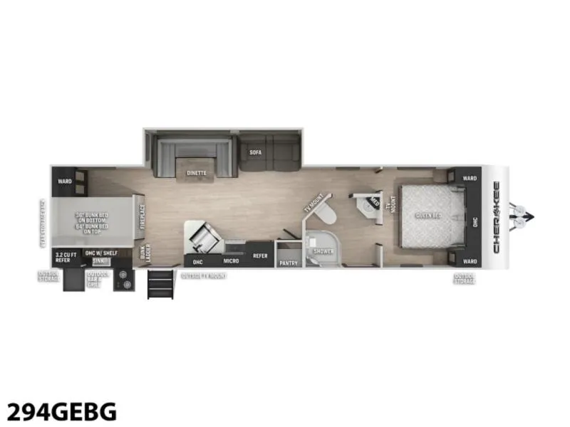 2022 Forest River cherokee 294gebg