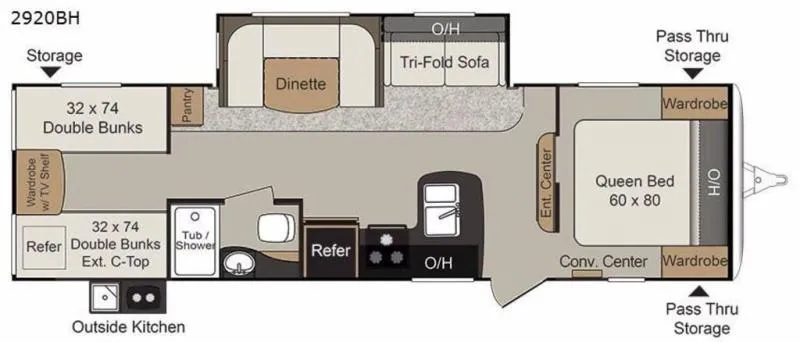 2019 Keystone RV passport 3220bh
