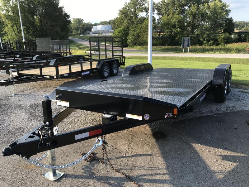 2023 Sure-Trac 7 x 20 (16+4) Steel Deck Car Hauler Trailer 10K 2023 Sure-Trac 7 x 20 (16+4) Steel Deck Car Hauler Trailer 10K