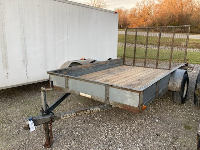 2003 Loadmaster Trailer Company 76" x 10' Utility Trailer 2003 Loadmaster Trailer Company 76" x 10' Utility Trailer