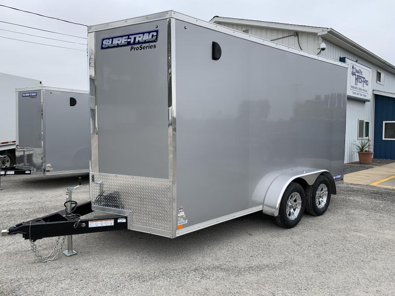 2021 Sure-Trac 7 x 14 Pro Series Enclosed Wedge Cargo T 2021 Sure-Trac 7 x 14 Pro Series Enclosed Wedge Cargo T