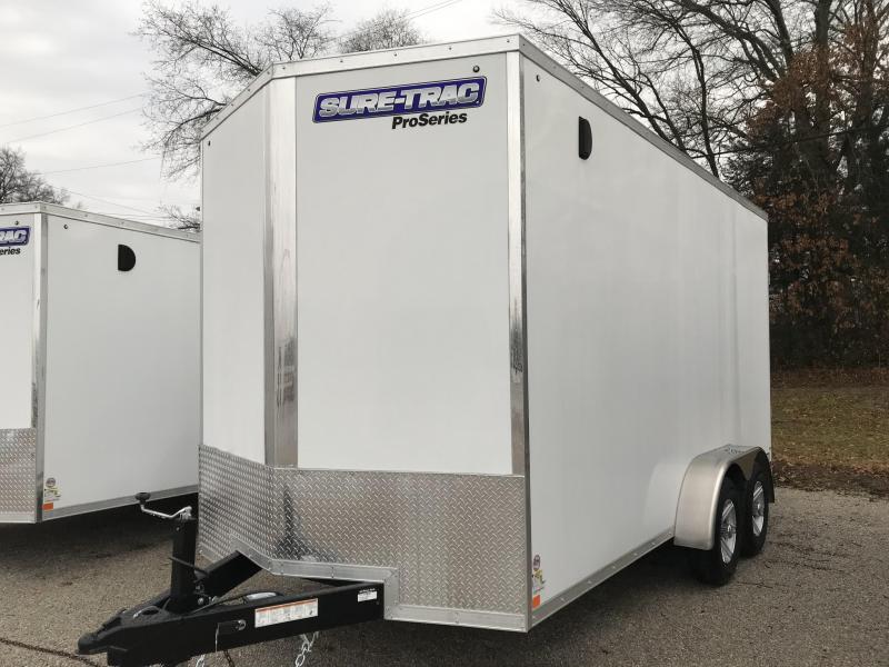 2022 Sure-Trac 7 x 16 Pro Series Enclosed Wedge Cargo T 2022 Sure-Trac 7 x 16 Pro Series Enclosed Wedge Cargo T